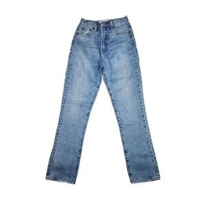 Denim Forum‎ Jeans Womens Size 24 Blue Denim The Nina Super High Cigarette 30L